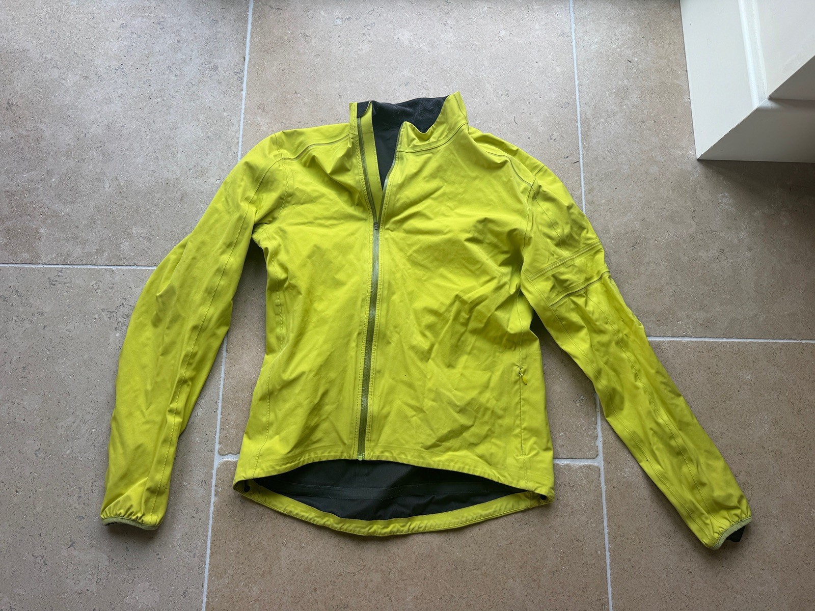 Rapha Hardshell  Chartreuse Jacket - Size L