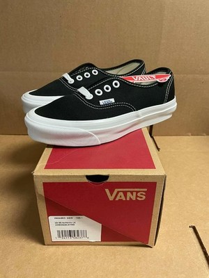 Vans OG Authentic LX Premium Canvas Sneakers Black - VN0A4BV9040M - Men's US 4.0