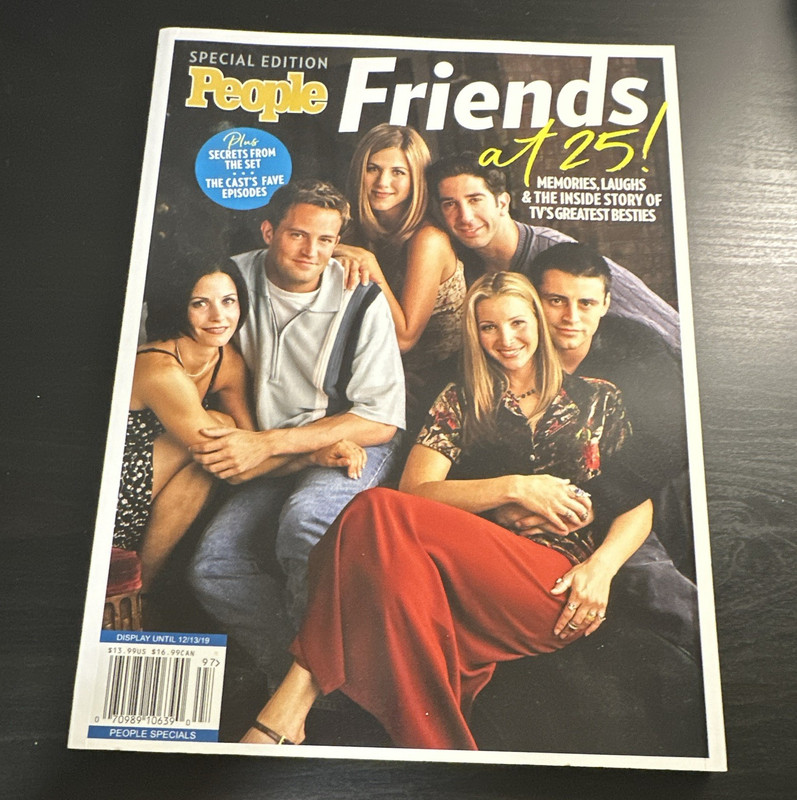 People Special Edition Friends at 25! Special Issue Dec 2019 Lisa Kudrow