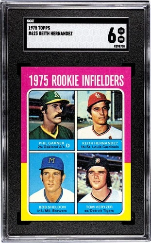 1975 Topps KEITH HERNANDEZ ROOKIE St. Louis Cardinals #623 SGC 6 EX/NM Condition
