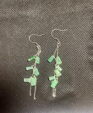 100 Natural Grade A Jadeite Jade Earrings
