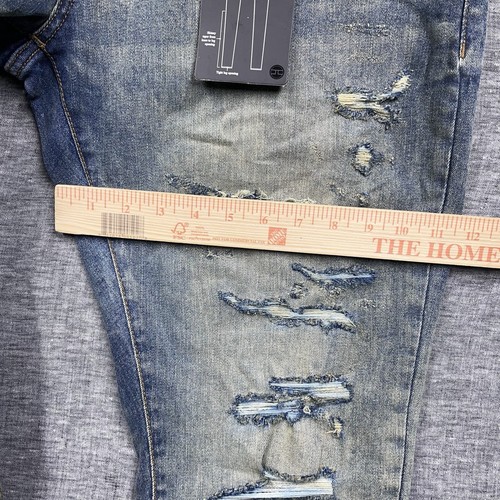 Jordan Craig Ross Skinny Tapered Fit Jeans 38x34 NWT Distressed Desert Storm - Picture 18 of 18