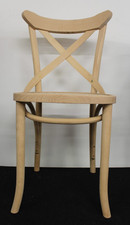 Bentwood X Back Wood Dining Chair - Unfinished