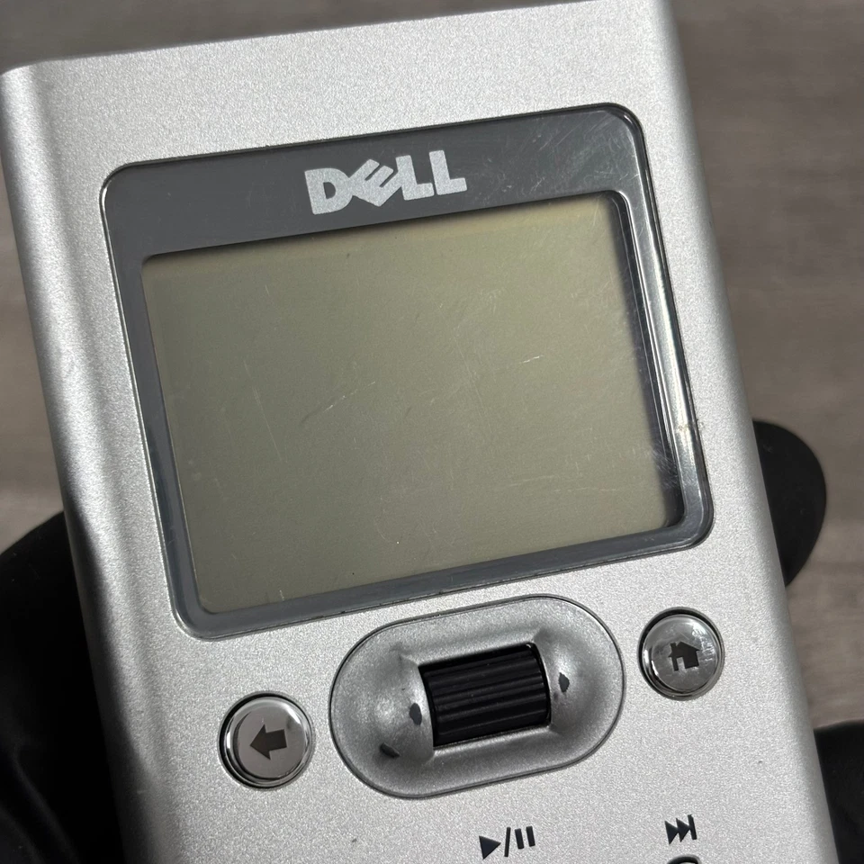 Reproductor MP3 digital Dell DJ de colección HV02T 30 GB como está para piezas o reparación Foto 2 de 4
