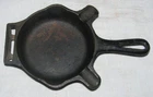 Vintage GRISWOLD Quality Ware 00 Miniature Cast Iron Skillet Ash Tray Model 570