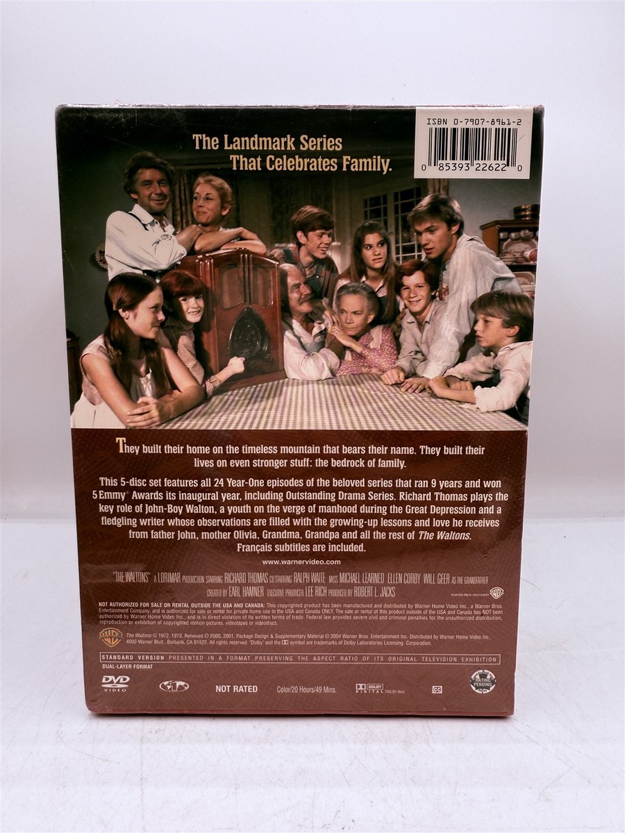 The Waltons The Complete First Season 新品 The Waltons - The Complete First Season (DVD, 2004, 5-Disc
