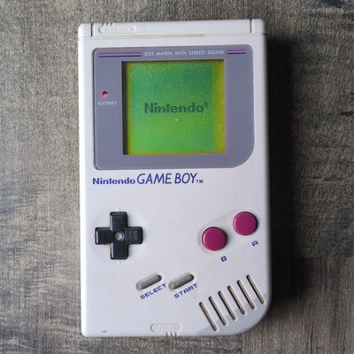 Nintendo Game Boy DMG 01 Original Gray Handheld Console Tested LCD Display Issue