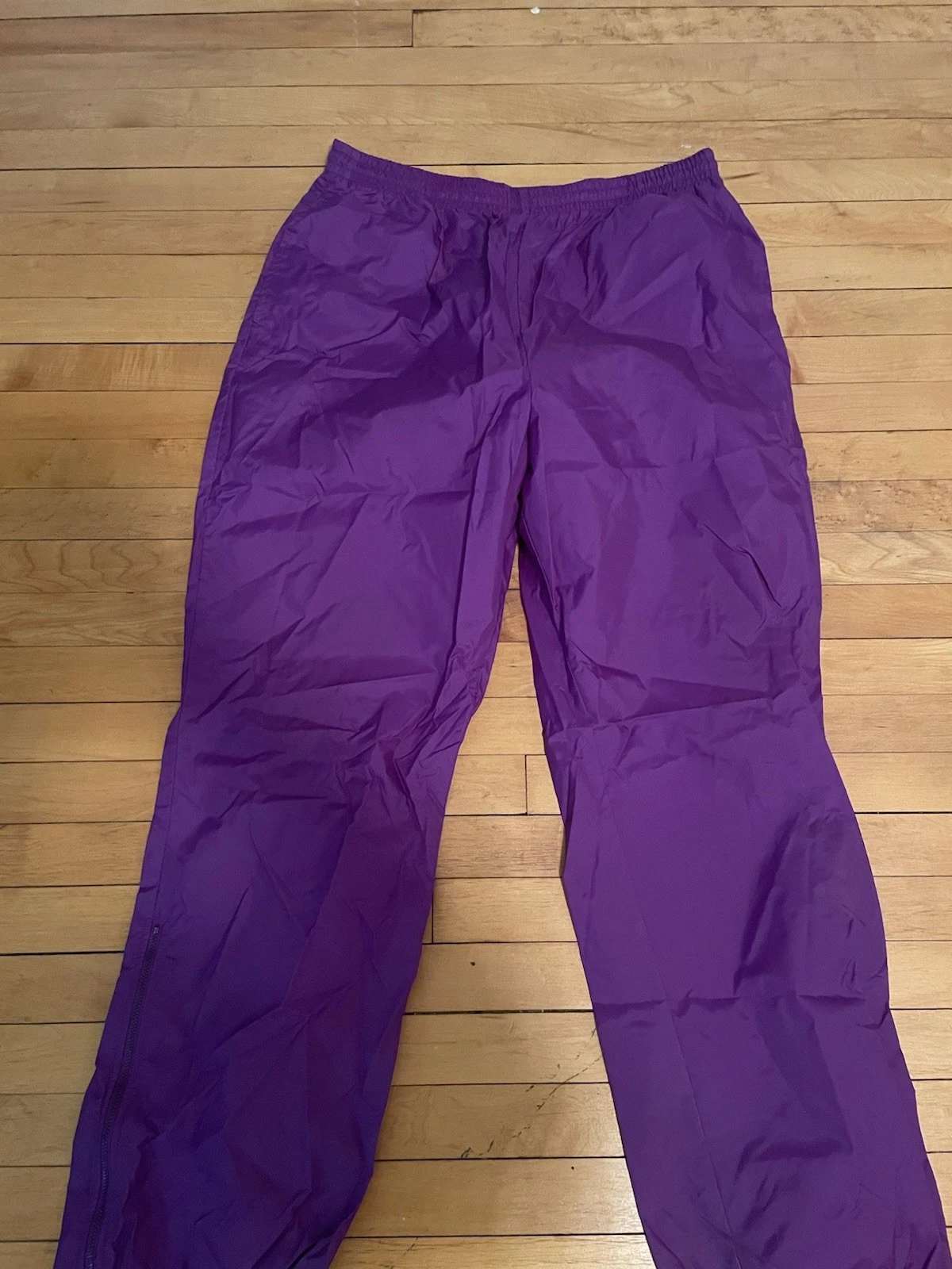 Vintage Columbia Camping Pants Shell Rain Wind Shell Purple