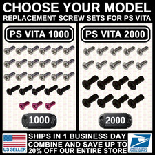 Housing Screw Set For Sony PlayStation PS Vita PSV 1000/2000 Console Complete