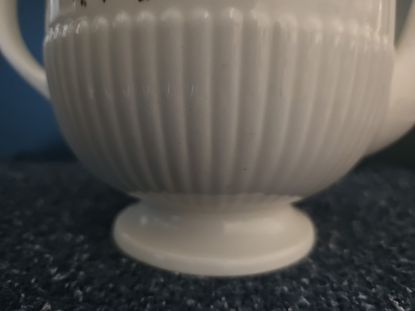 Vtg Wedgwood Of Etruria Edme England Teapot Off-White With Floral Design.  AS-IS thumbnail 7