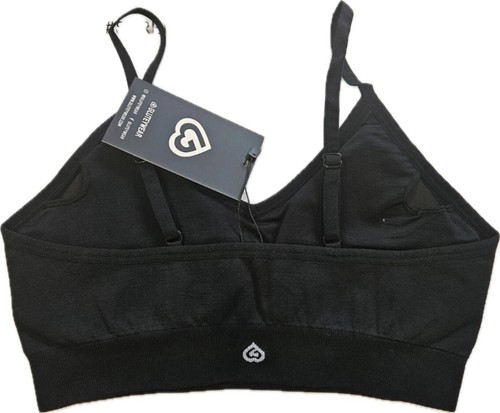 Seamless Bra Black Colour GluteyWear Size XS Uk - Picture 3 of 4