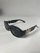 Versace VE4361 ‘Biggie’ sunglasses - black & gold - Free Ship + Returns ✅