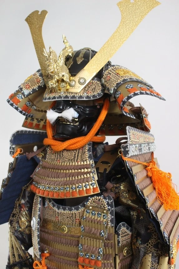 金色熨斗古董日本装甲| eBay