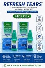 2 Pc Refresh Tears OFFICIAL USA Fresh Lubrica...
