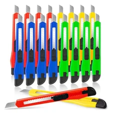 50x Razor Blade Utility Knife Box Cutter Sharp Snap Precise Exacto Plastic Case