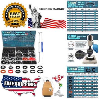 #ad Essential 780 PCS Rubber Washer Assortment for Outdoor and Indoor Plumbing Needs $27.54