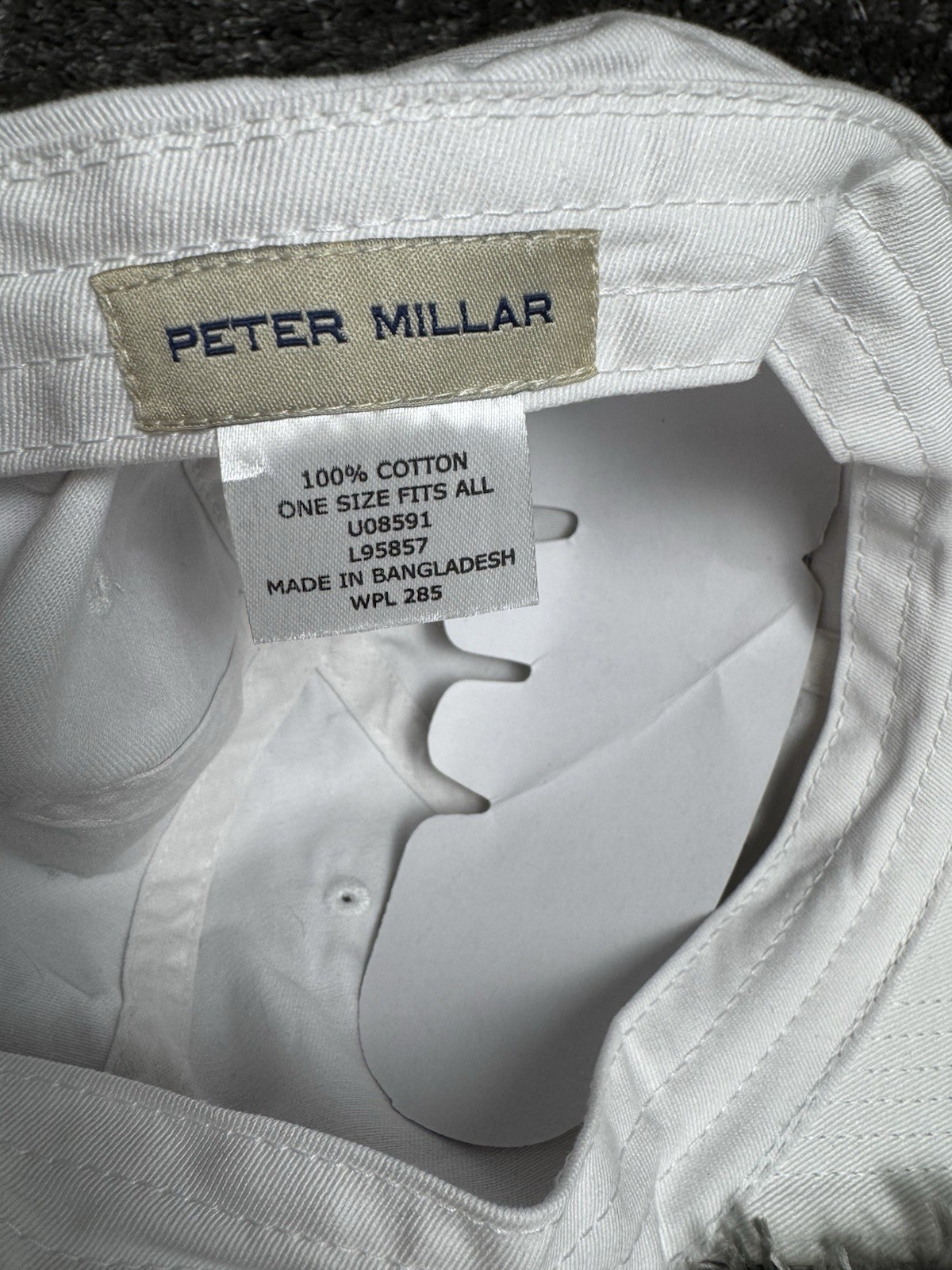 Peter Millar Hat Cap Strapback One Size White Gol… - image 11