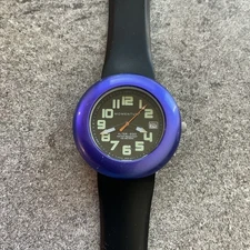 Cool Momentum Alter Ego Watch 38mm Silver Tone Case W/Purple Bezel Bin F