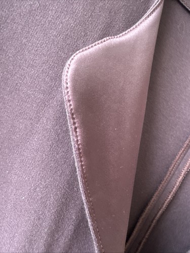 Chaqueta de ciruela Armani Collezioni para mujer con lazo de seda talla 8 COMO NUEVA - Imagen 5 de 9