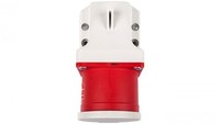 EmpfäNgerstecker Mit Klappe 32A 5P 400V Rot IP44 525-6D