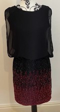 Lace & Beads Evening Party Dress Size S