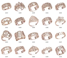 set of 20 pcs WAX PATTERNS for Lost Wax Casting silver or gold Jewelry_w25