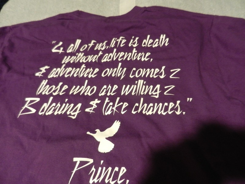 RARE 1985 PRINCE Artist American Music Awards Purple TSHIRT XXL PROMO UNWORN