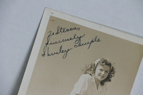 RARE VINTAGE SIGNED SHIRLEY TEMPLE PHOTO AUTO AUTOGRAPH JSA LOA HANDSIGNIERT - Bild 3 von 4