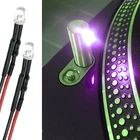 TECHNICS 1200 1210 - 3MM PURPLE LED TARGET / POP UP LIGHT (BUILT IN RESISTOR) x2