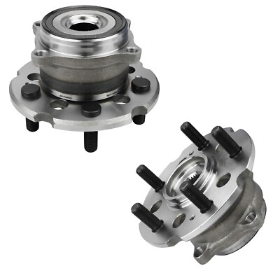 Front Wheel Hub Bearing Replacement Hub Bearing Assembly - Front Detroit Axle - 2 Front Wheel Bearing Hubs For 2009-2015 Honda Pilot, 2007-2013 Acura MDX ZDX [5-Lug W/ABS], Wheel Bearing Hubs Assembly - Foto 6