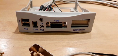 5.25 inch Pc Front Panel (Game Port, USB, Fire Wire, Sound In/out and Temp) - Afbeelding 4 van 5