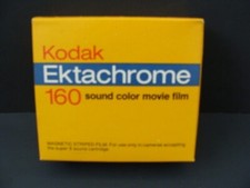 Sealed KODAK Ektachrome 160 Sound Color Movie Film Type A Super 8 Cartridge 1980