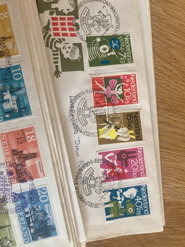 Netherlands 63 diff FDC covers between E12 and E99 all early minimum CV 450 euro - Picture 6 of 9