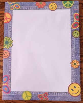 Jazzy Jeans Printer Paper 8.5 x 11'' from Trend Enterprises #T-11410