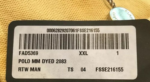 Polo en coton jaune Loro Piana taille XXL fabriqué en Italie - Photo 3/3