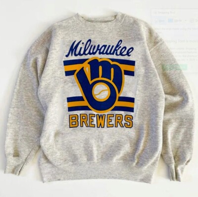 Milwaukee Brewers baseball graphic ash Sweatshirt unisex men women KV21890