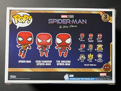 Funko Pop! Marvel Spider-Man: No Way Home 3-Pack Amazon Exclusive