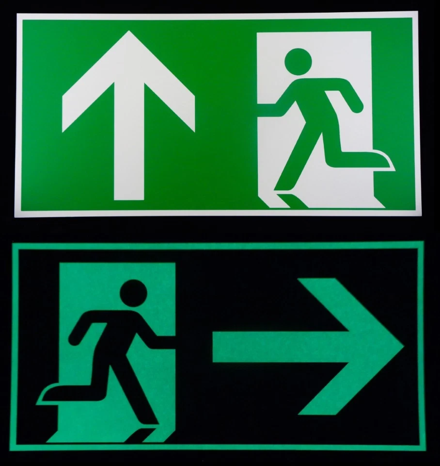 SIEBDRUCK-SCHILDER24 Sicherheit Evakuierung Notfall Notausgang Rettungsweg Fluchtweg Gebäude Schild