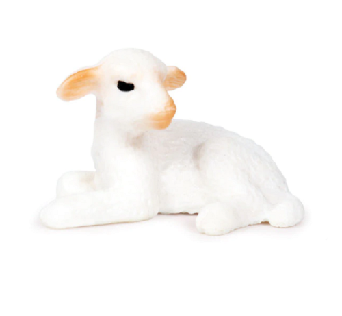 4.5cm Mini Lamb PVC Toy Sheep Wild Animal Figure Doll Kids Gift