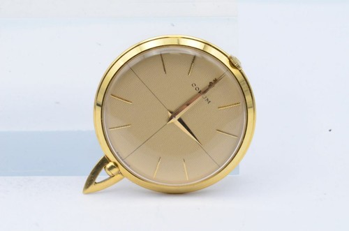 Corum Vintage Pocket Watch 18k 750 Solid Gold Hand Wound Rar 1 9 16in 40 Size Ebay