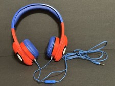 Spiderman Over the Ear Wired Headphones - Red/Blue