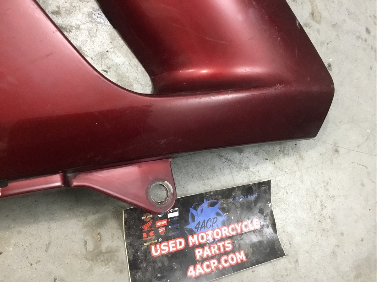 93-01 KAWASAKI ZX6 LEFT MID FAIRING 55028-1293-H3 RED | eBay