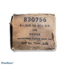 Nos .015 To .024 O.s Cast Piston Ring Set Fits Dodge Set No. 754 .020 Nos .015 To .024 O.s Cast Piston Ring Set Fits Dodge Set No. 754 .020