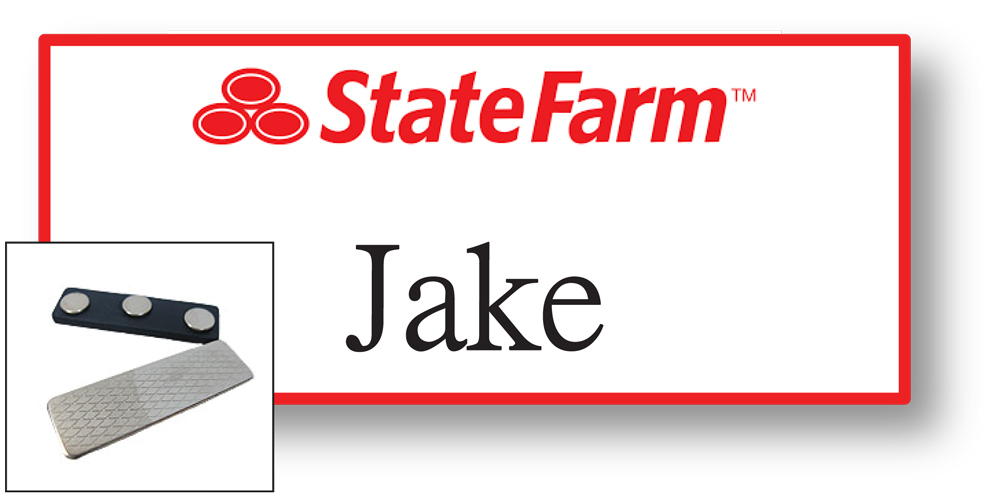 1 JAKE FROM STATE FARM NAME BADGE HALLOWEEN COSTUME PROP MAGNET FREE SHIPPING | eBay 1-jake-from-state-farm-name-badge-halloween-costume-prop-magnet-free-shipping-ebay