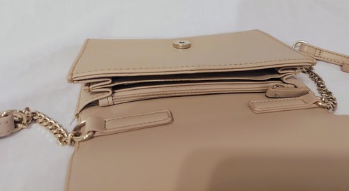 Vintage NY&Co Beige Crossbody Purse Bag - Picture 9 of 11
