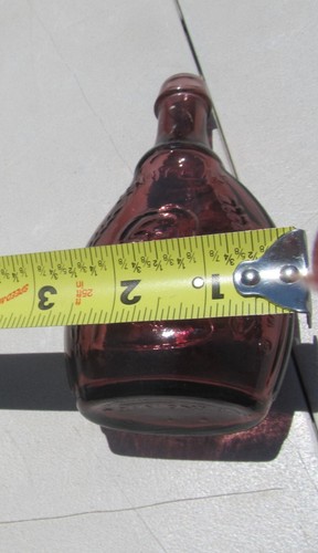 Vtg 1970s Wheaton NJ Amethyst Jenny Lind The Swedish Nightingale Figural Bottle - Picture 8 of 9