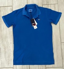 NWT Tommy Hilfiger Men's Cotton Short Sleeve Cotton Polo Blue T-Shirt Size S,M,L