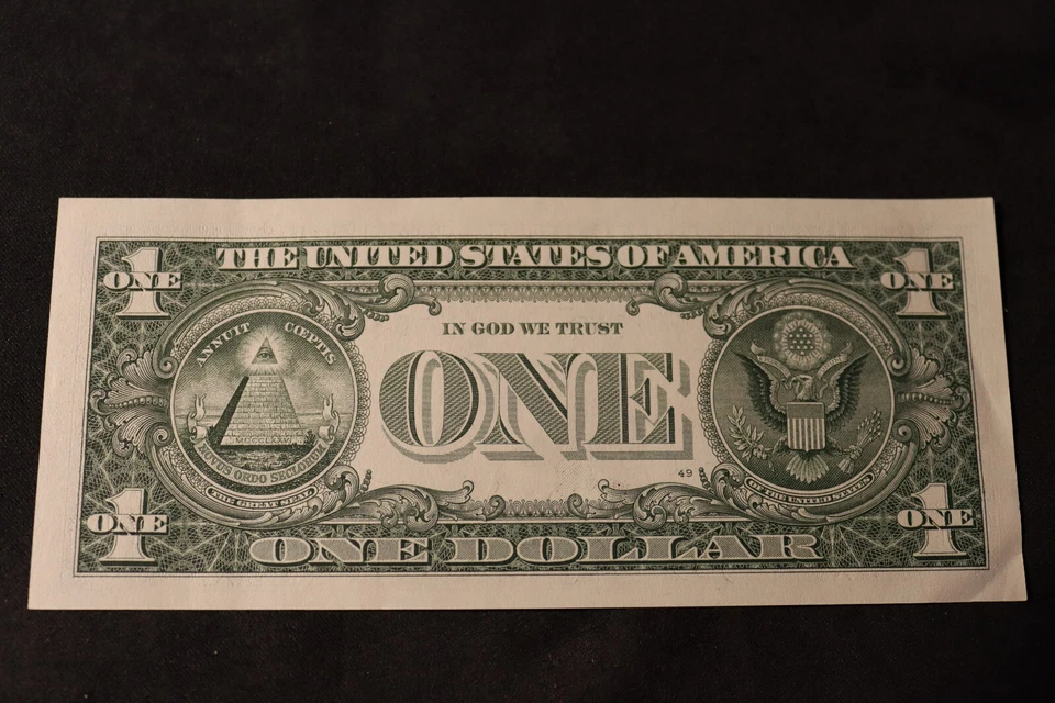 ONE DOLLAR FANCY BIRTHDAY/ANNIVERSARY NOTE [AUG 12, 1978]  SN # D 80121978 E - Image 3 of 3