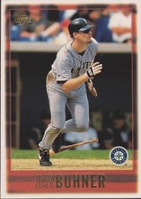 1997 Topps Jay Buhner #40 Seattle Mariners Baseball Card