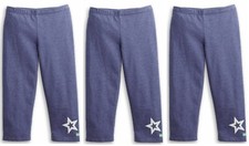 American Girl Purple Leggings For Girls 3 PAIRS BRAND NEW Size XS 6